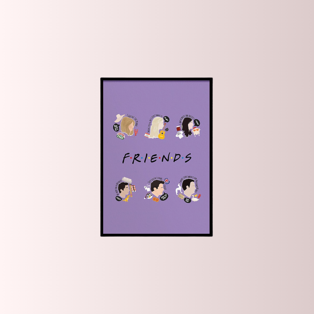 Friends Poster Tablo