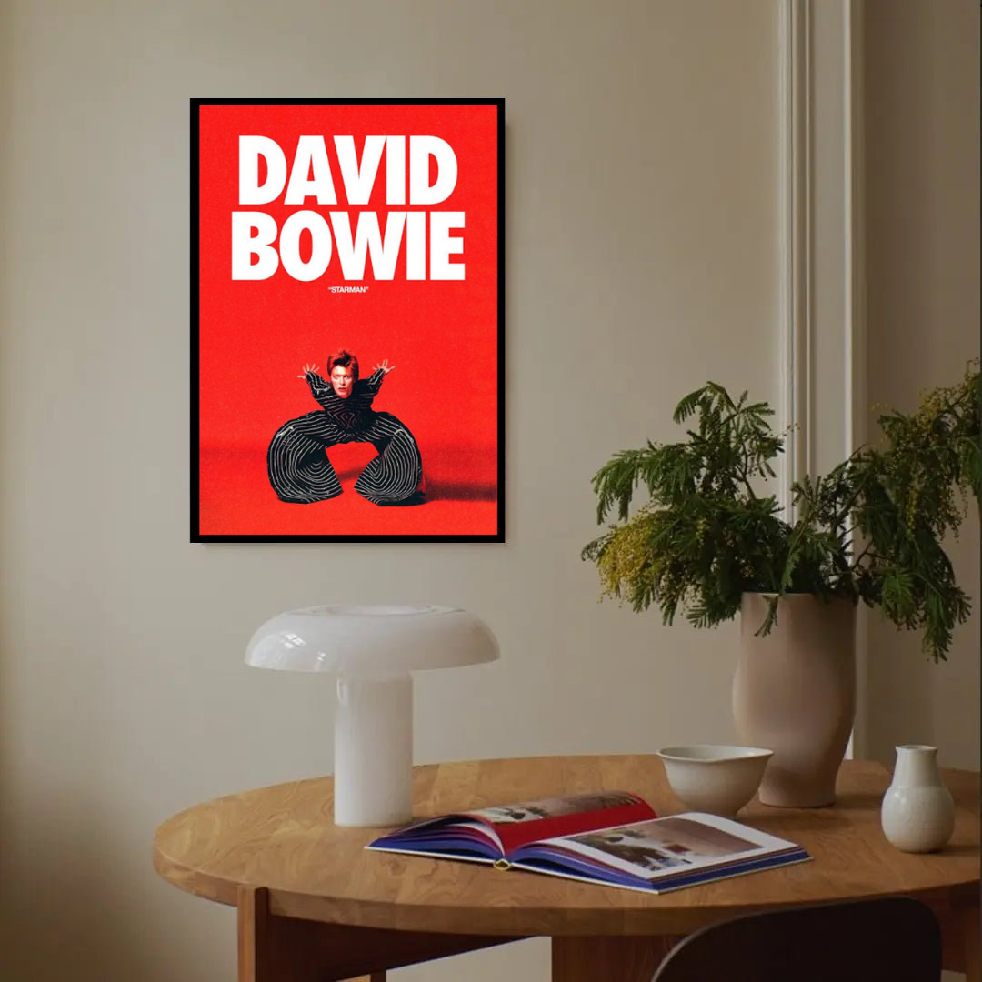 David Bowie Poster Tablo
