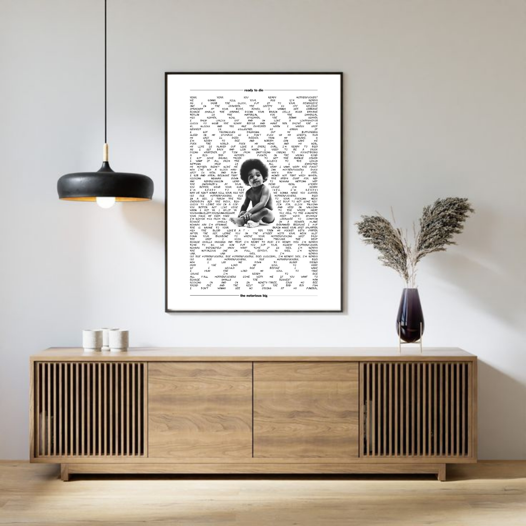 The Notorious B.I.G. Poster Tablo