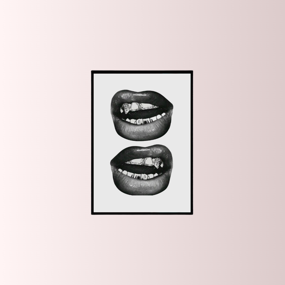 Harsh Lips Poster Tablo