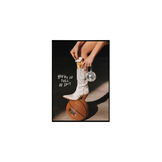 Full of Shit Poster Tablo