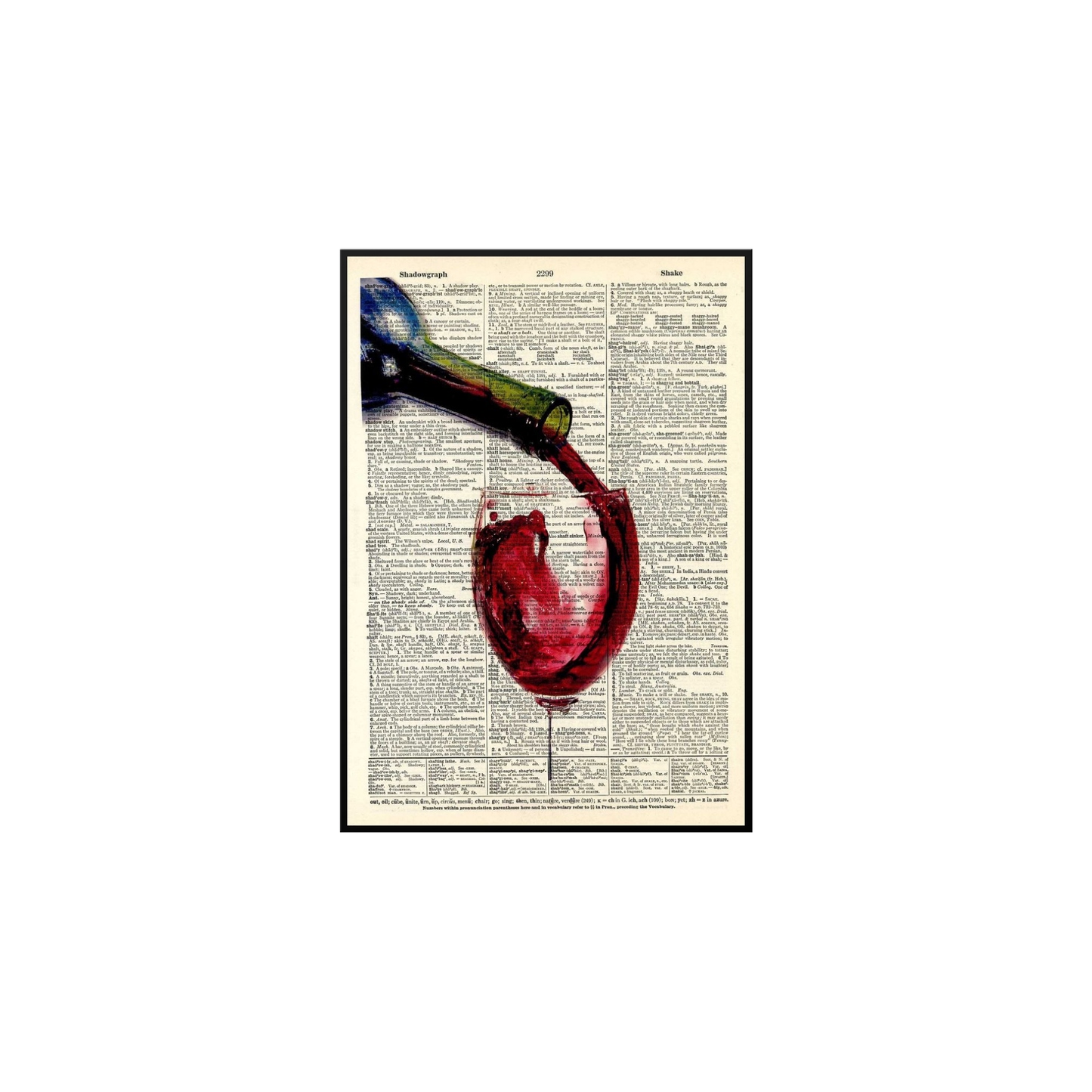 Drink Wine- poster tablo