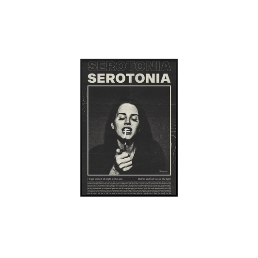 Lana Del Rey Serotonia Poster Tablo