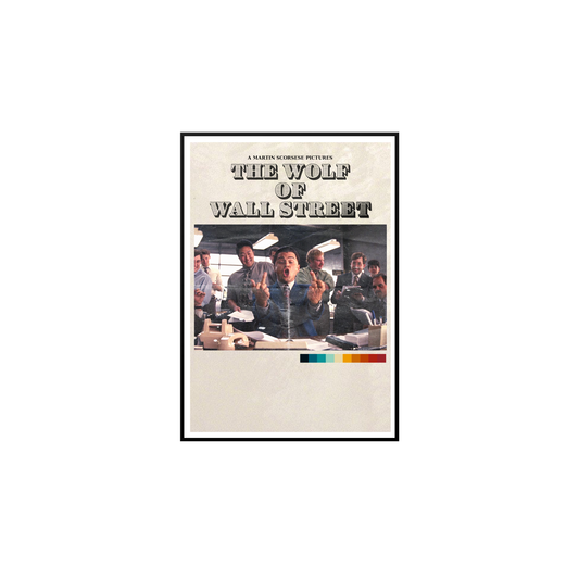 The Wolf of Wall Street F*ck Poster Tablo