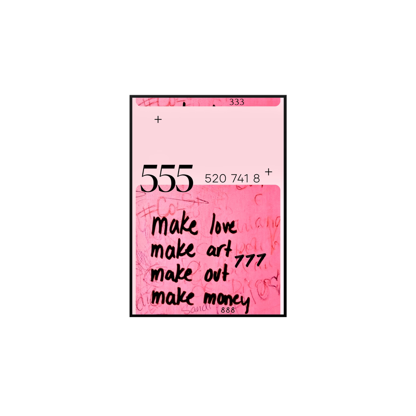 Manifesting- poster tablo