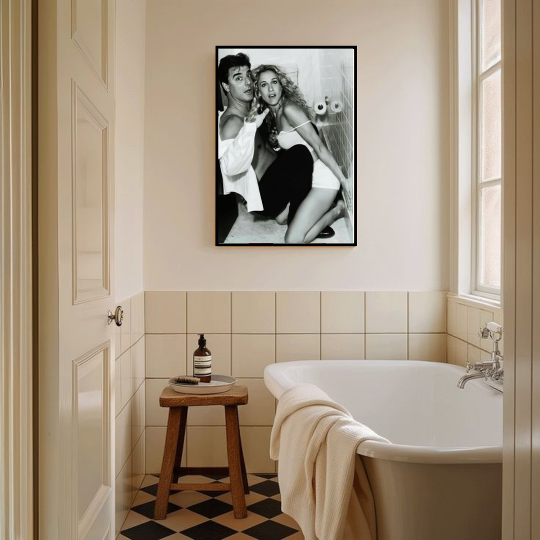 Carrie & Big Poster Tablo