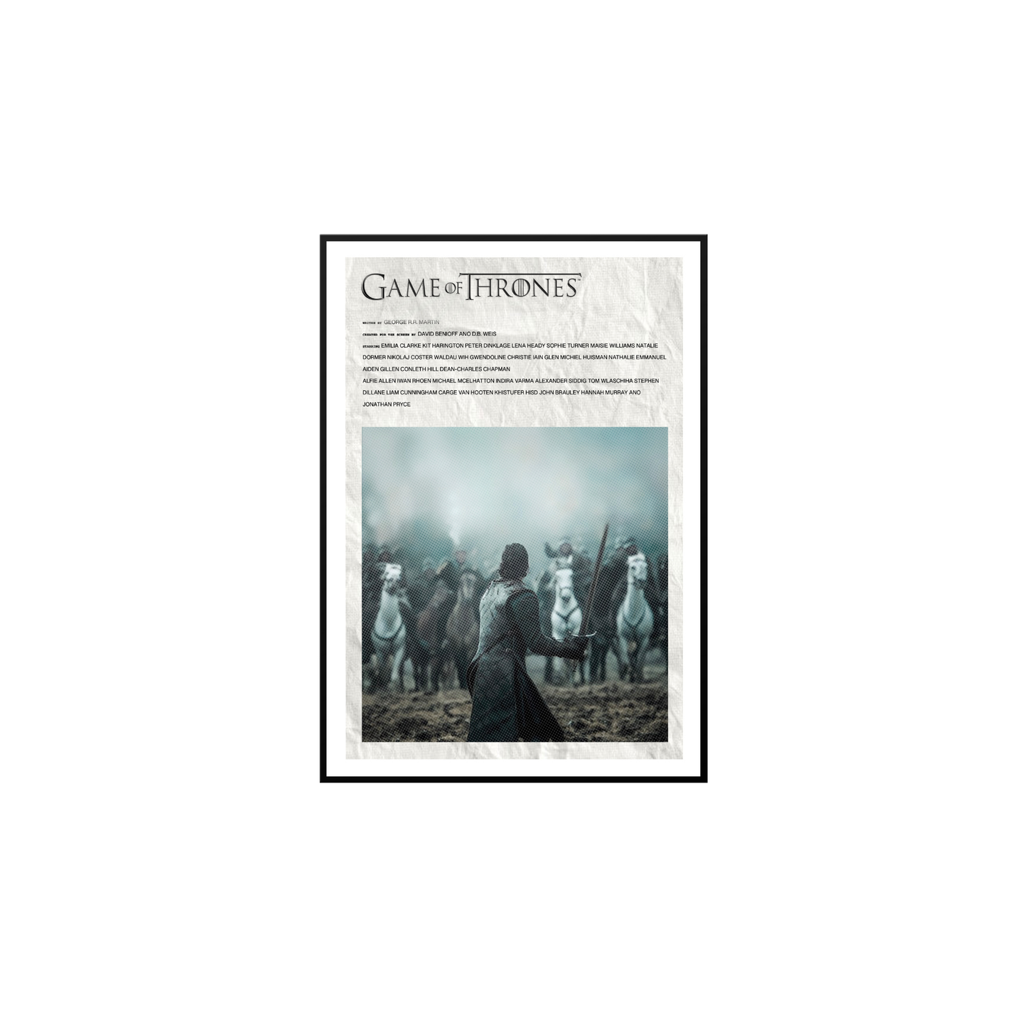 Game of Thrones Poster Tablo