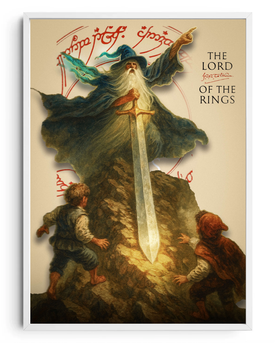 Lord of the Rings- poster tablo