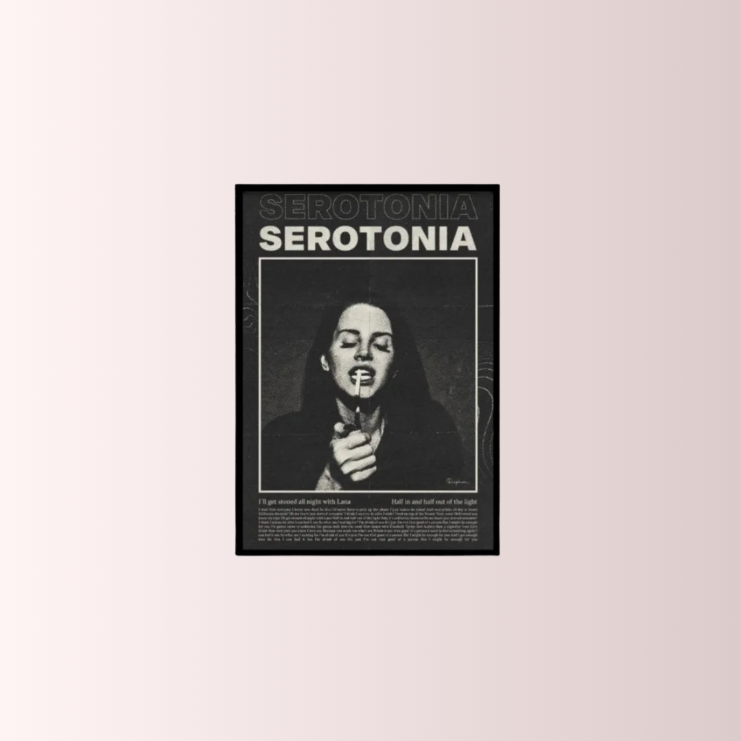 Lana Del Rey Serotonia Poster Tablo