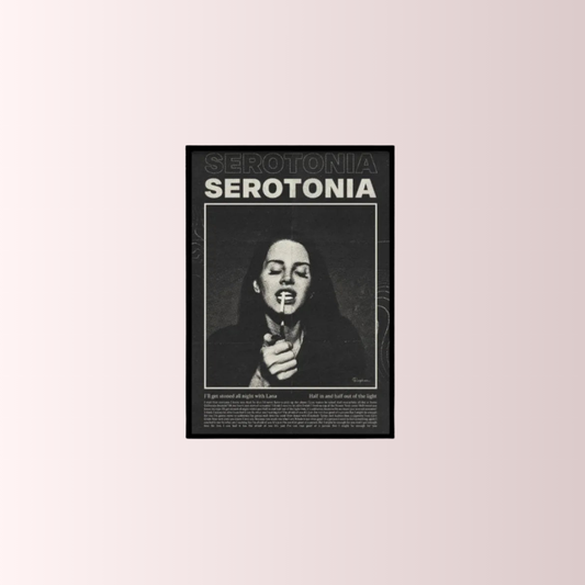 Lana Del Rey Serotonia Poster Tablo