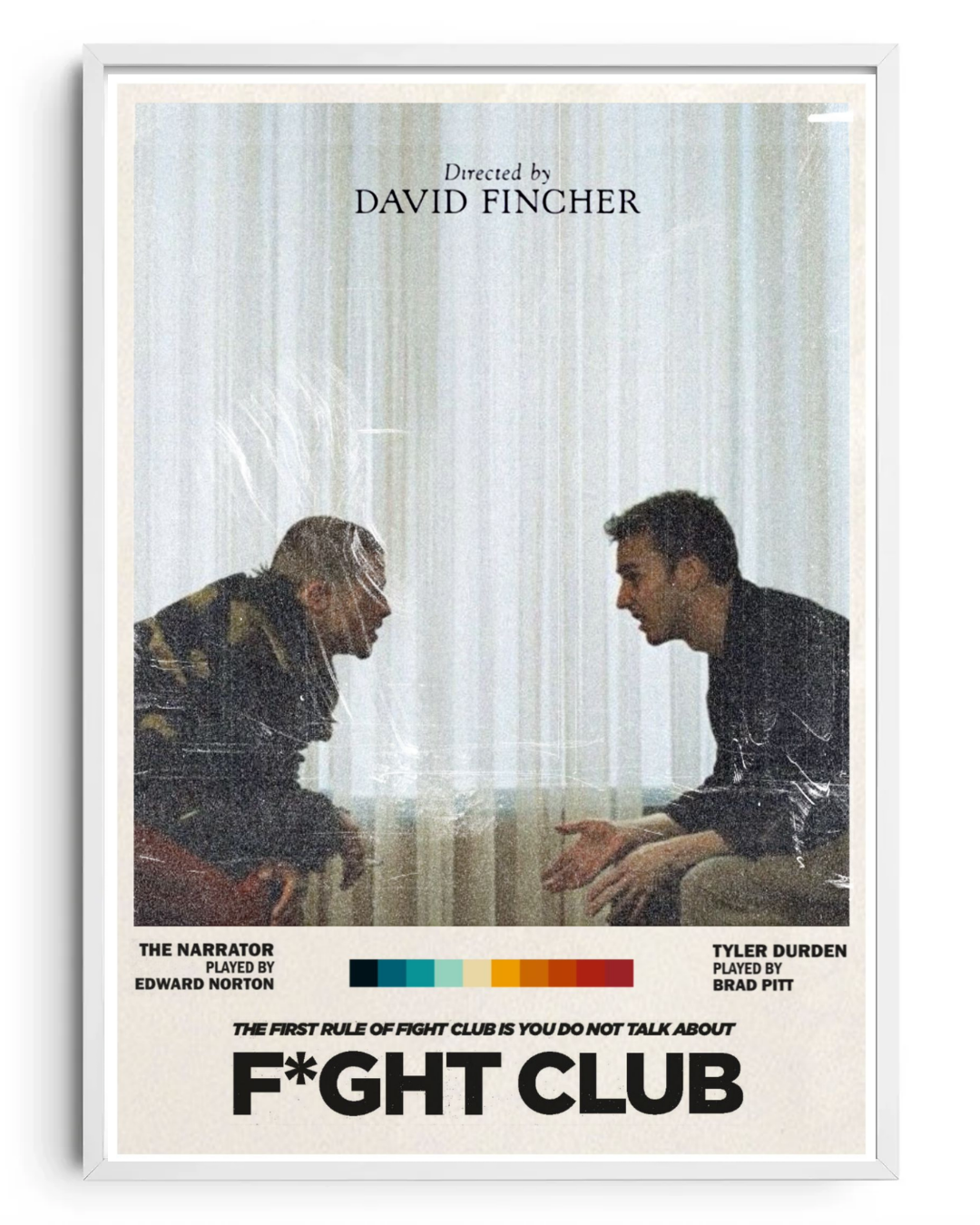 Fight Club- poster tablo