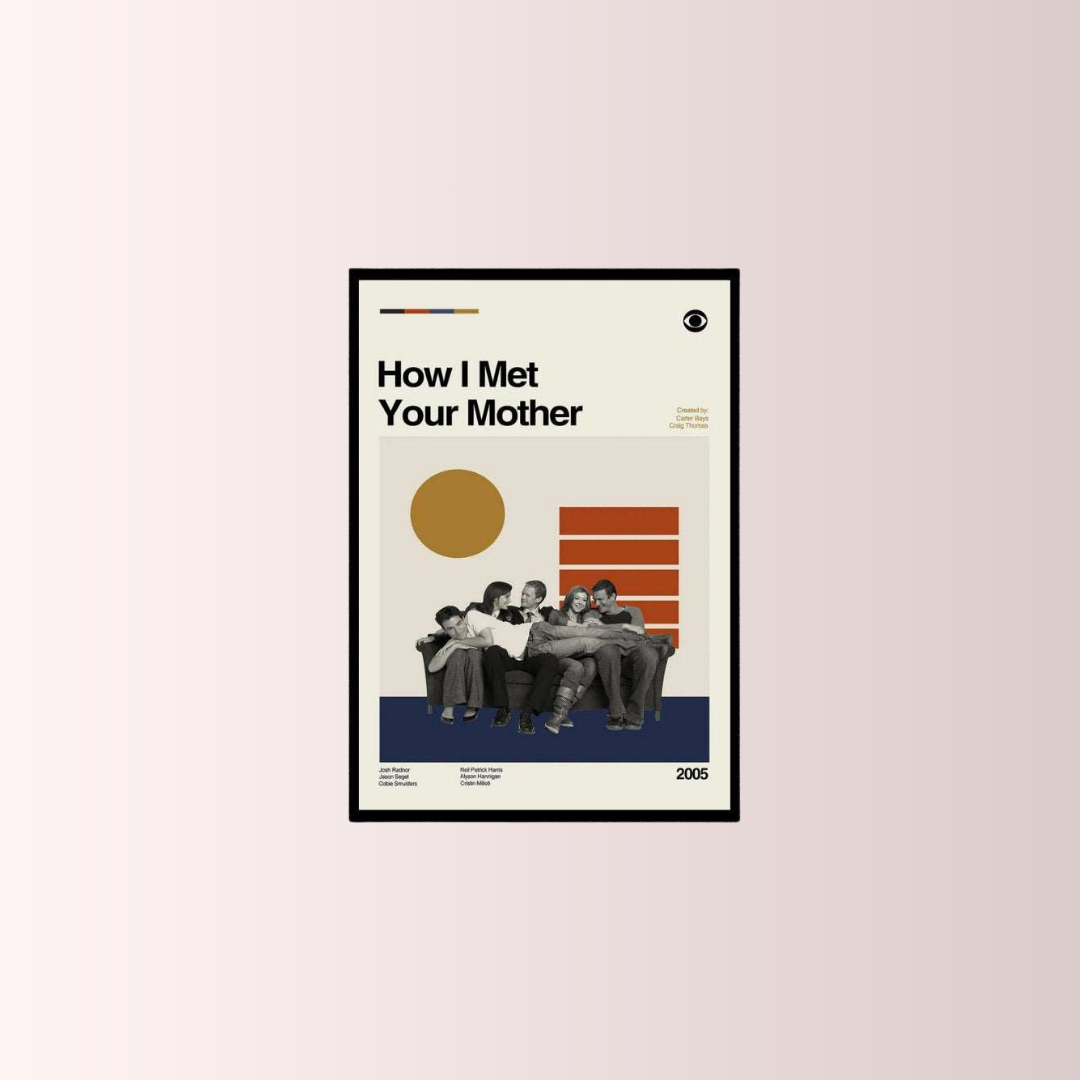 How I Met Your Mother Minimal Poster Tablo