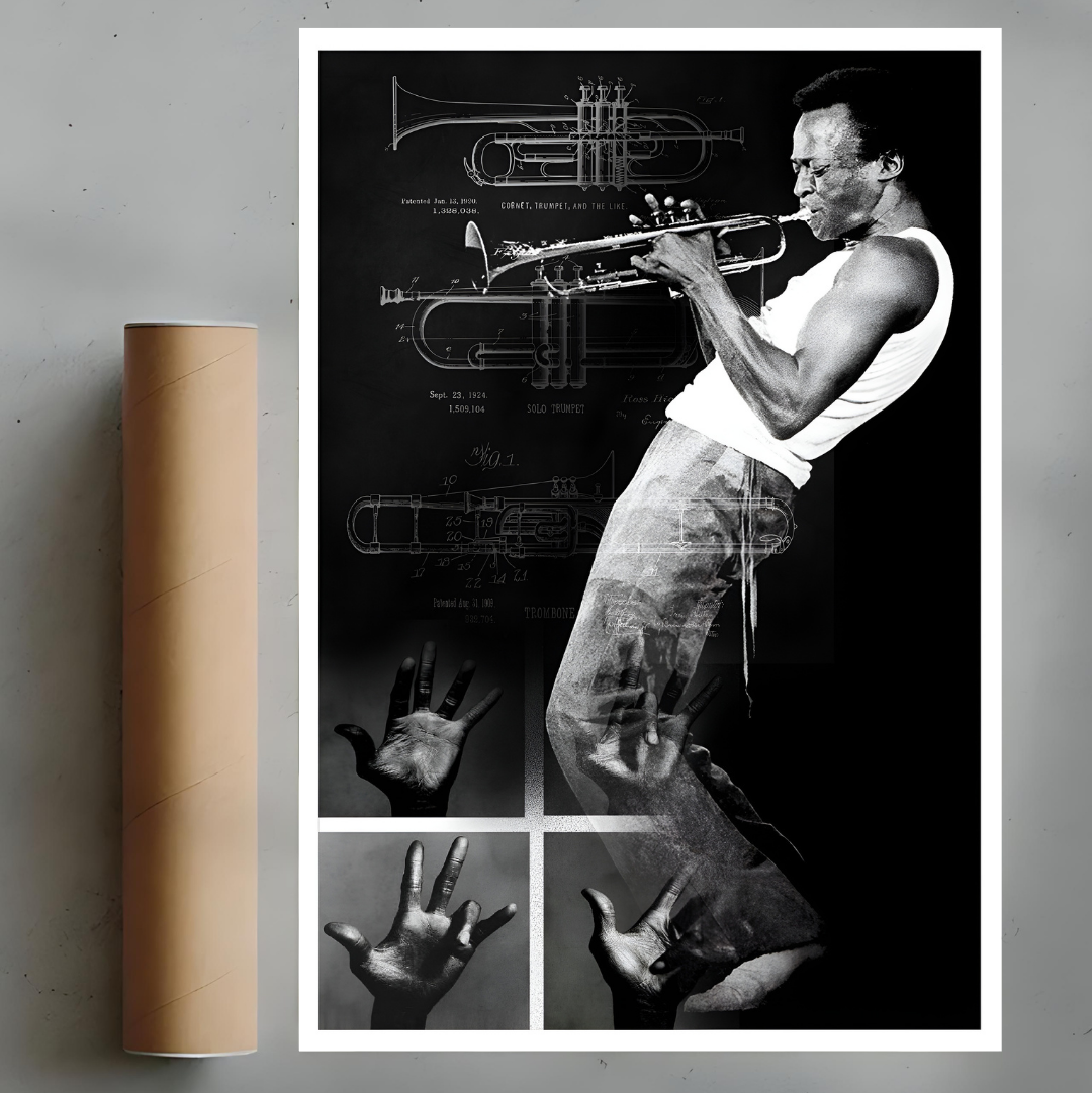 Miles Davis- poster tablo
