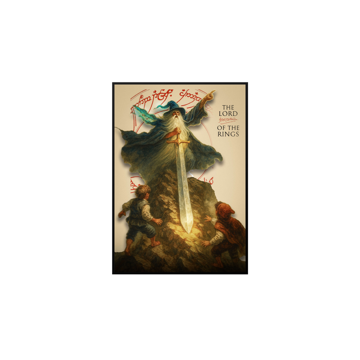 Lord of the Rings Poster Tablo