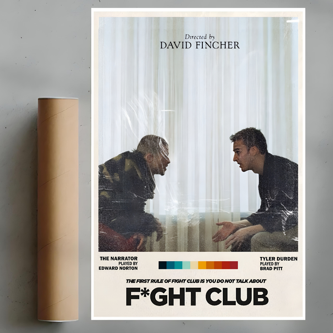 Fight Club- poster tablo