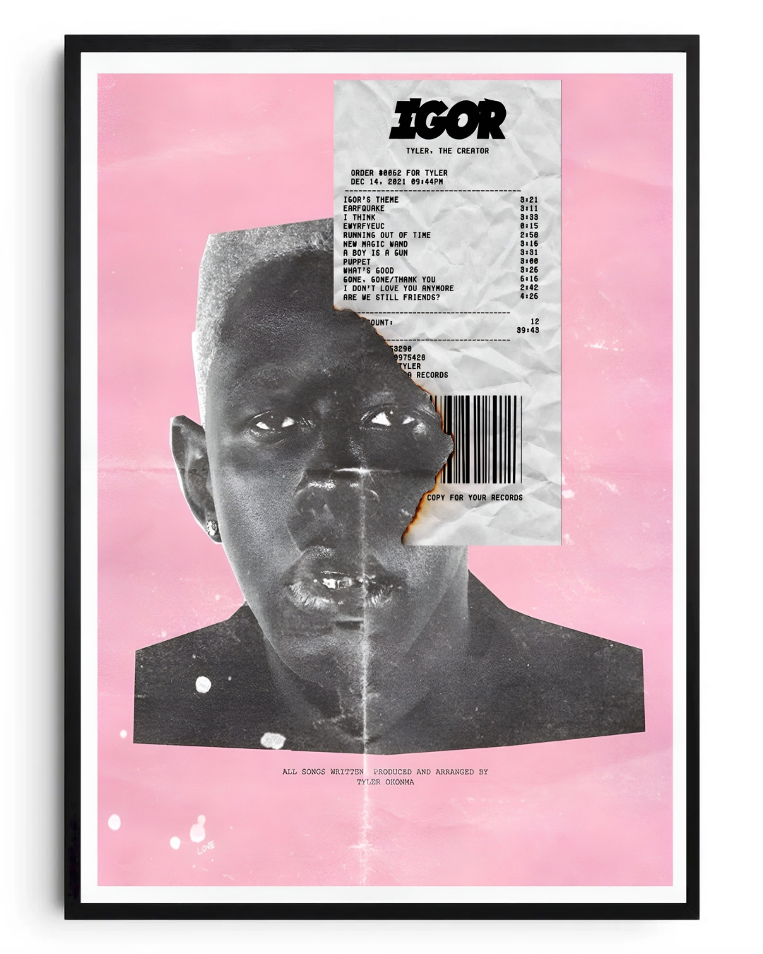 Blond- poster tablo