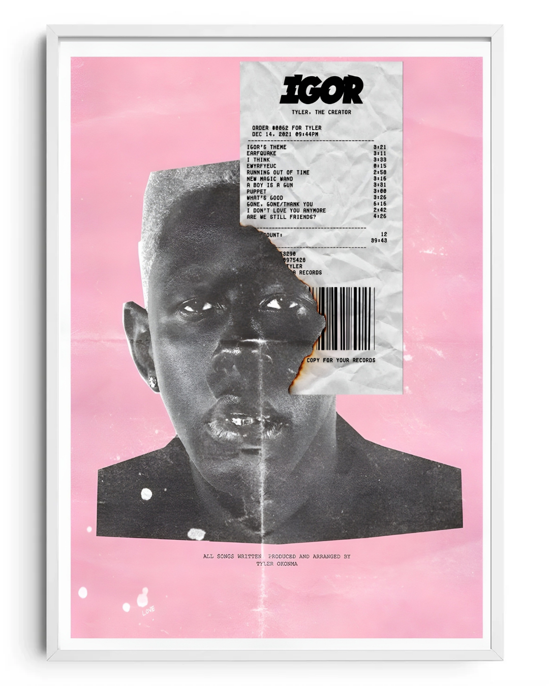 Blond- poster tablo