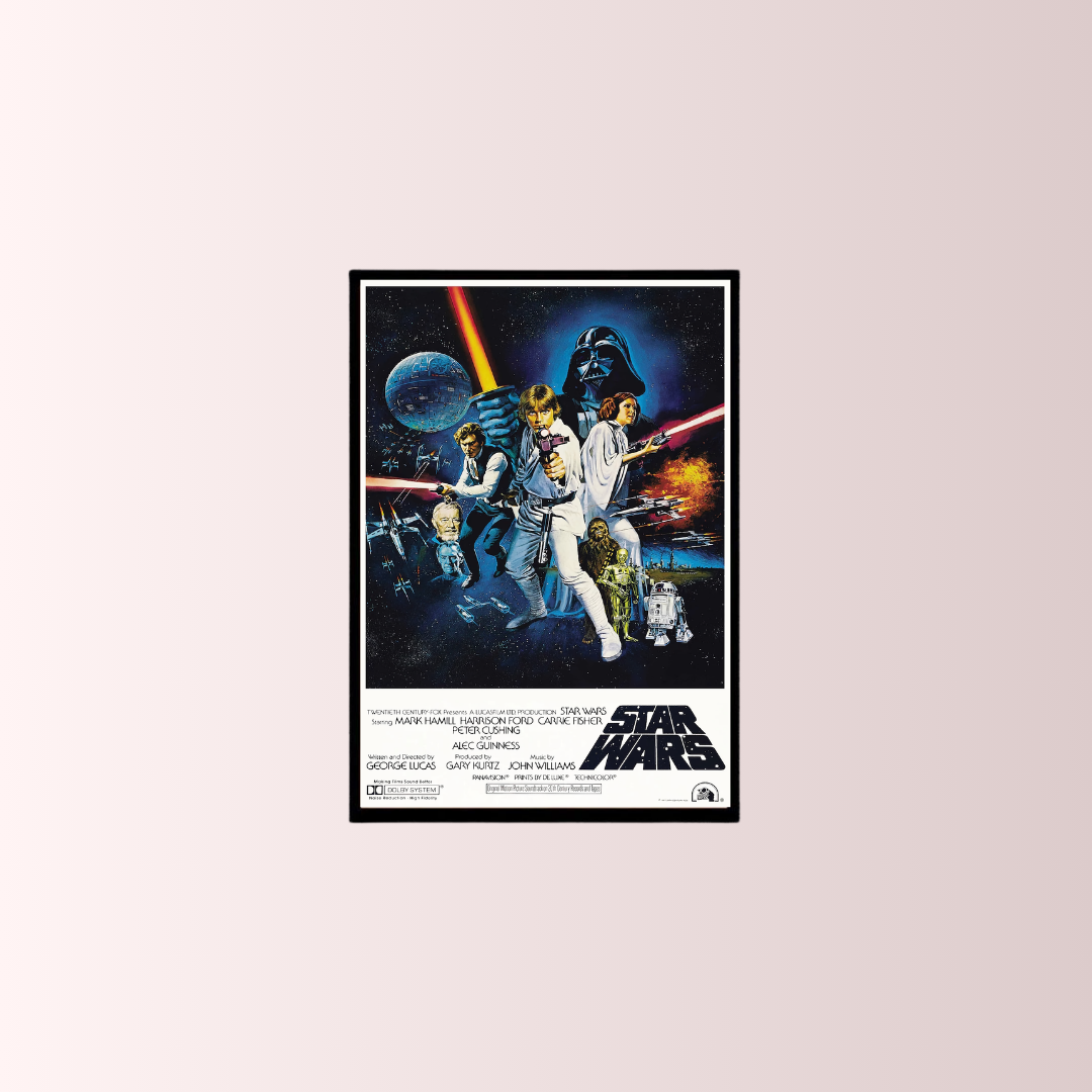 Star Wars X Poster Tablo