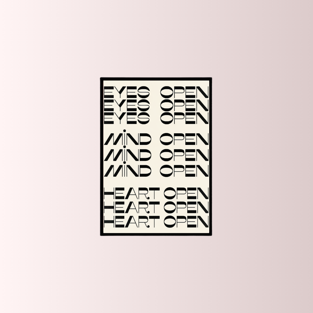 Open Mind Poster Tablo