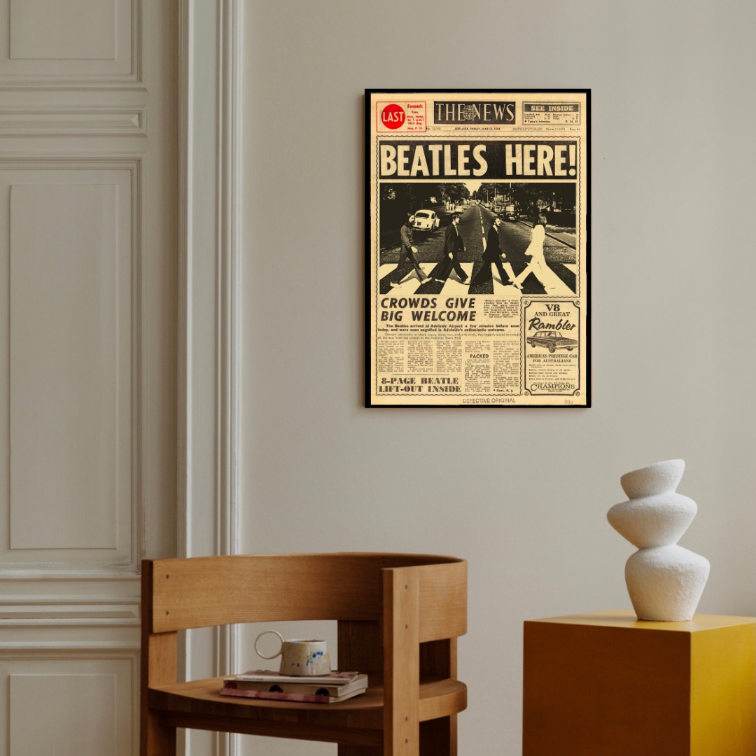 Beatles Poster Tablo