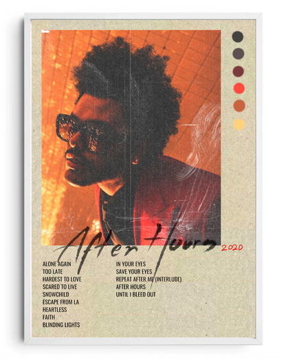 The Weeknd- poster tablo