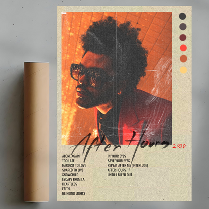 The Weeknd- poster tablo