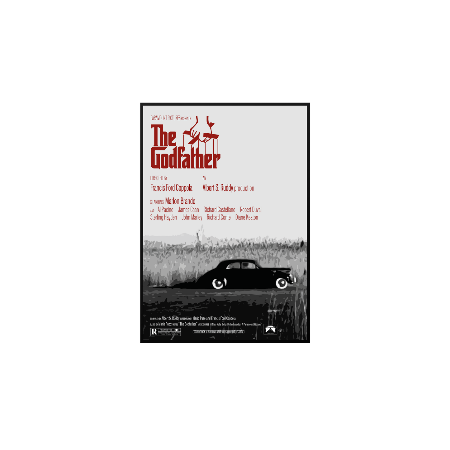 Godfather- poster tablo