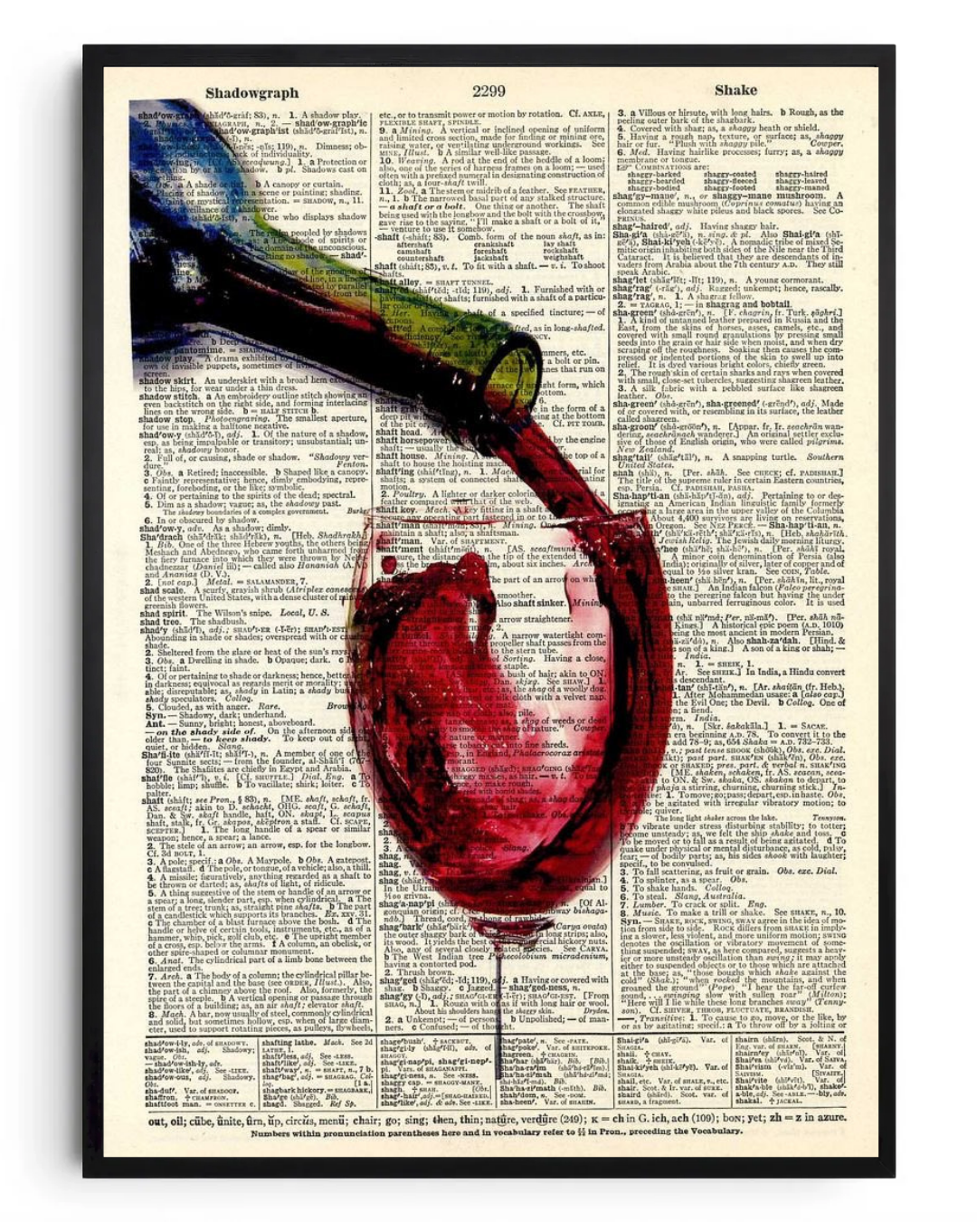 Drink Wine- poster tablo