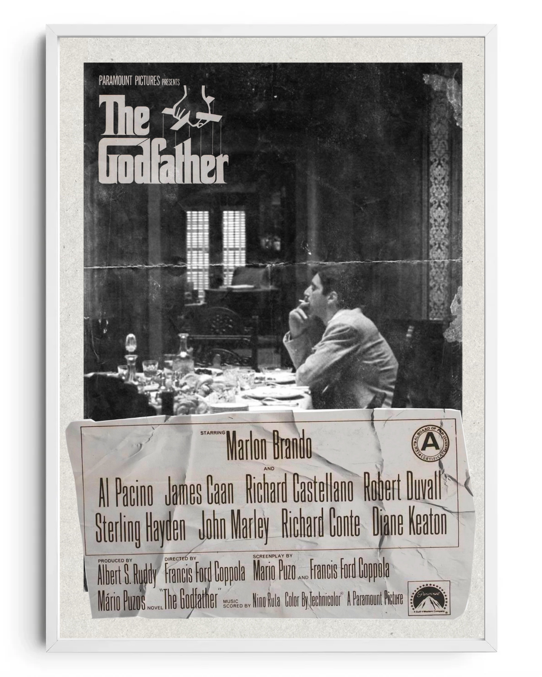 Godfather- poster tablo