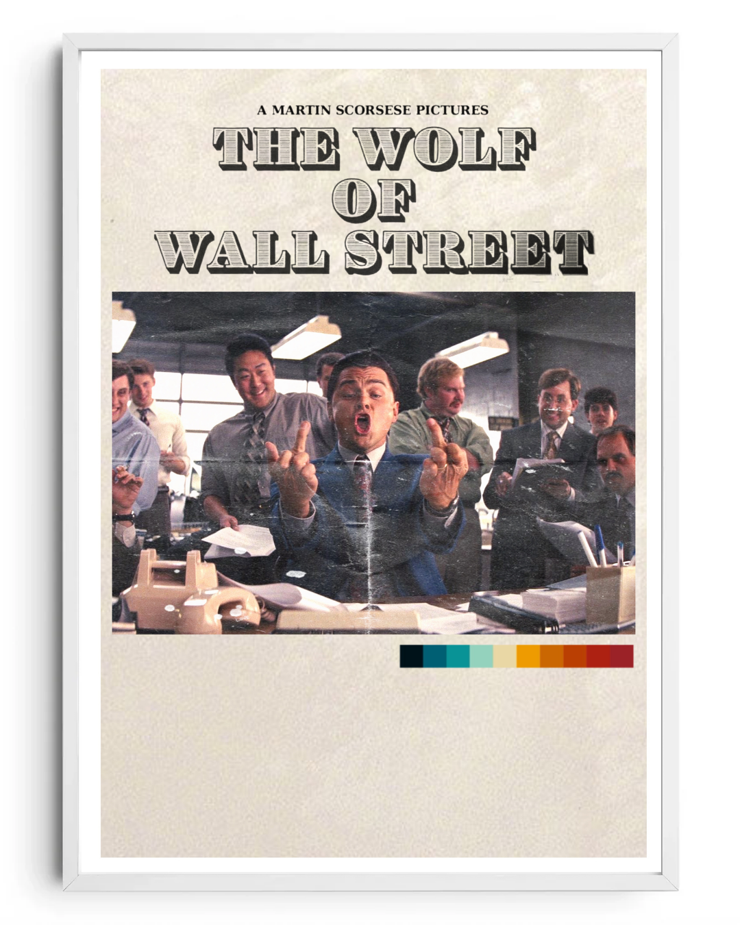Wolf of Wall Street- poster tablo