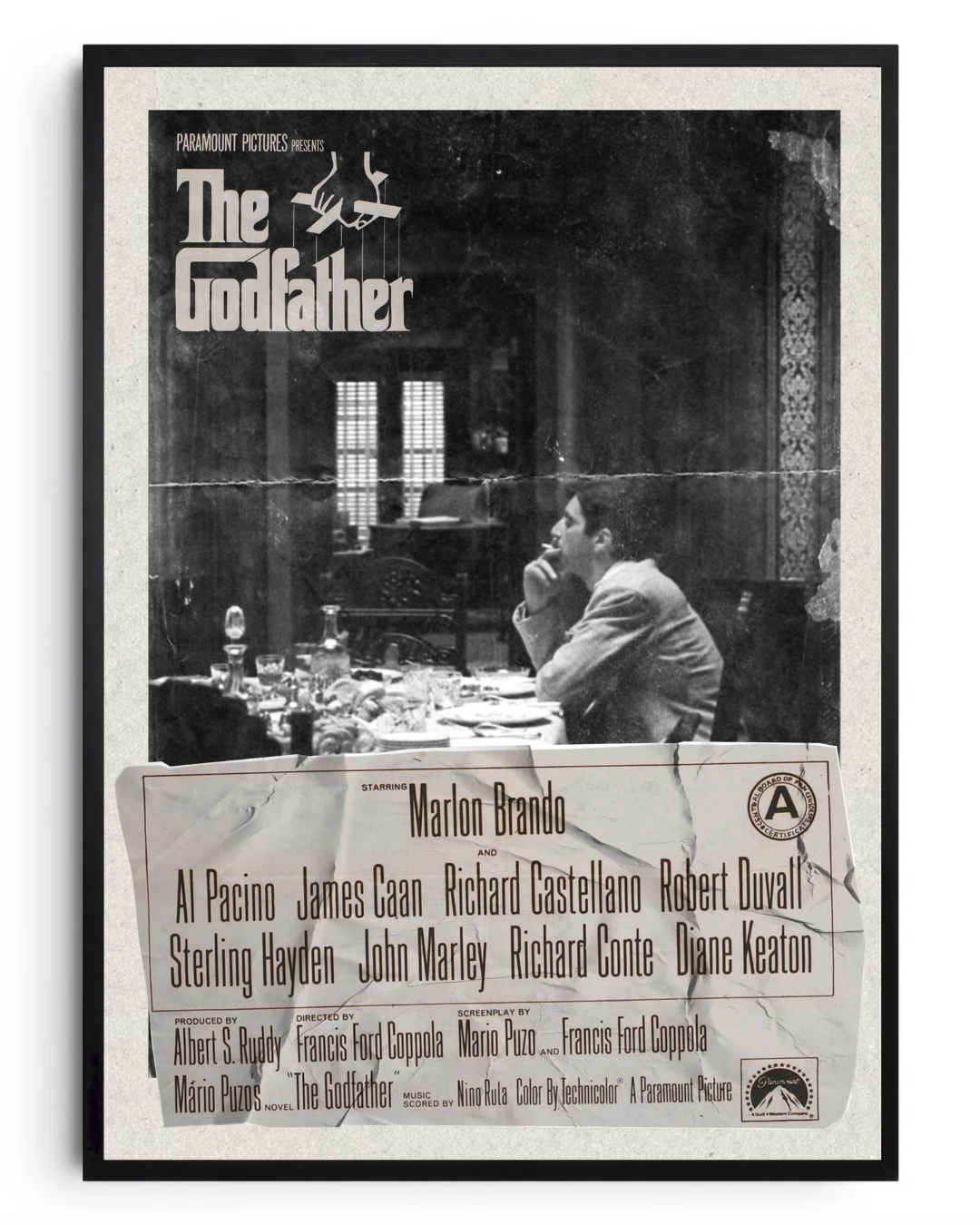Godfather- poster tablo