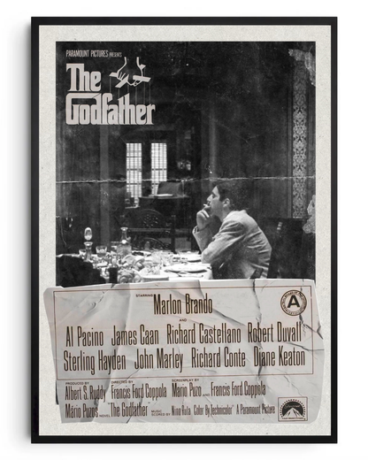 Godfather- poster tablo