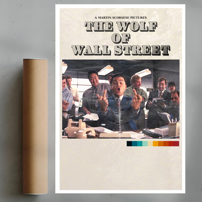 Wolf of Wall Street- poster tablo