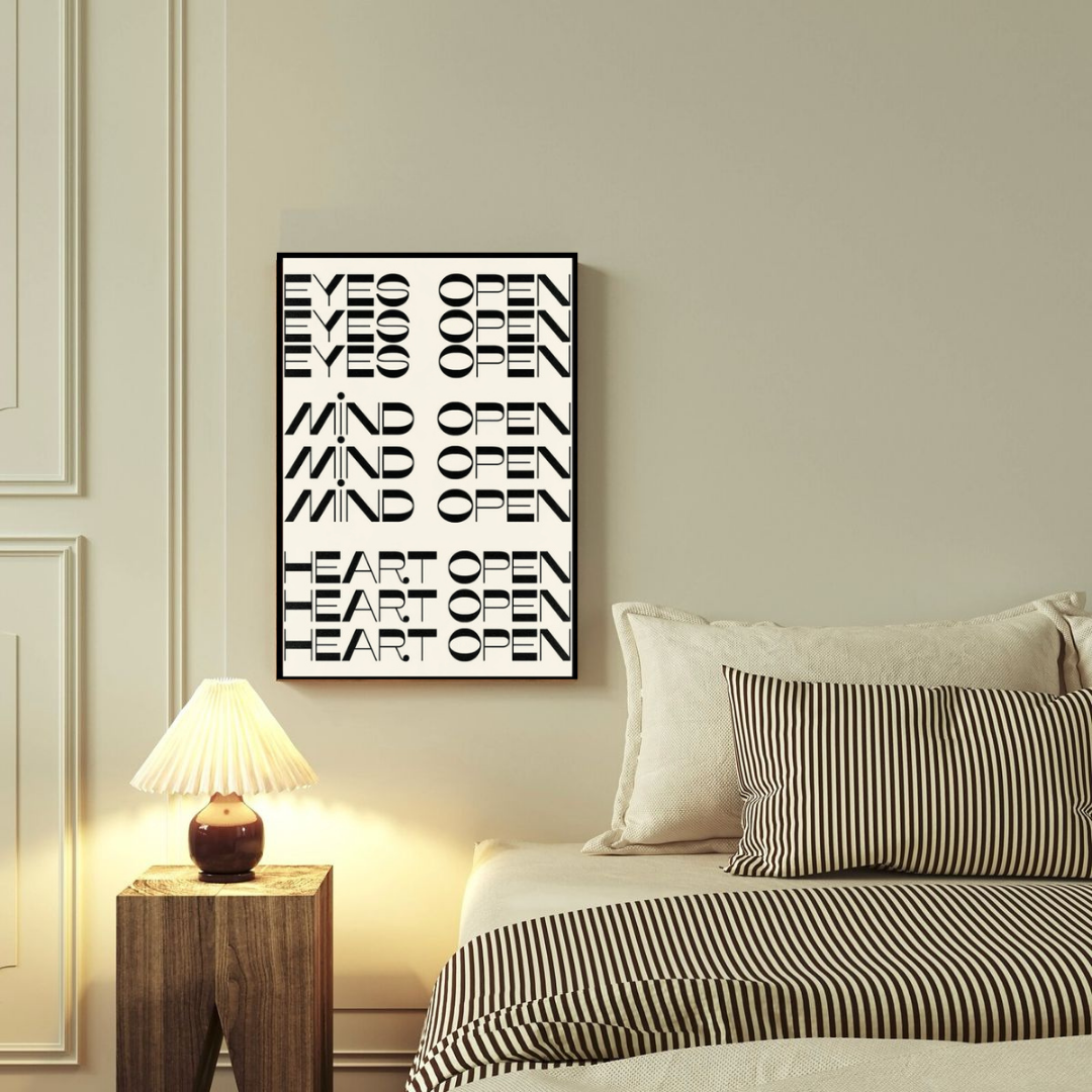 Open Mind Poster Tablo