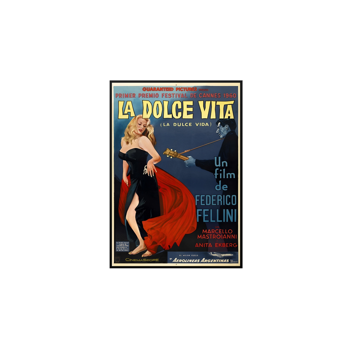 La Dolce Vita- poster tablo