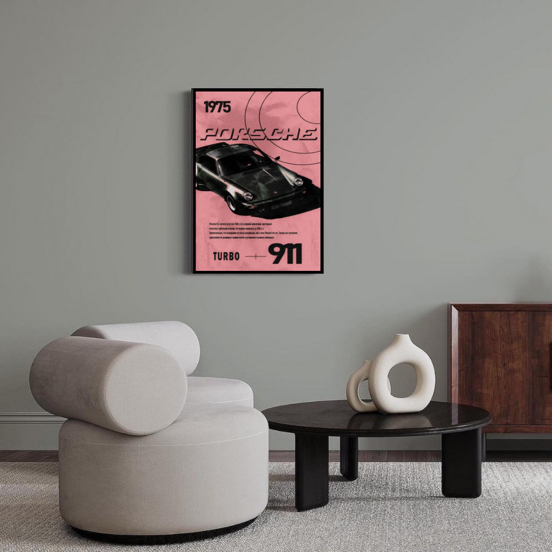 Porsche 911 75' Poster Tablo