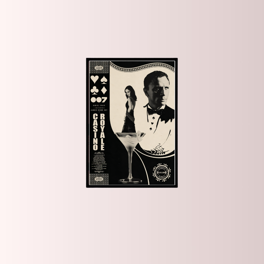 Casino Royale 007 Poster Tablo