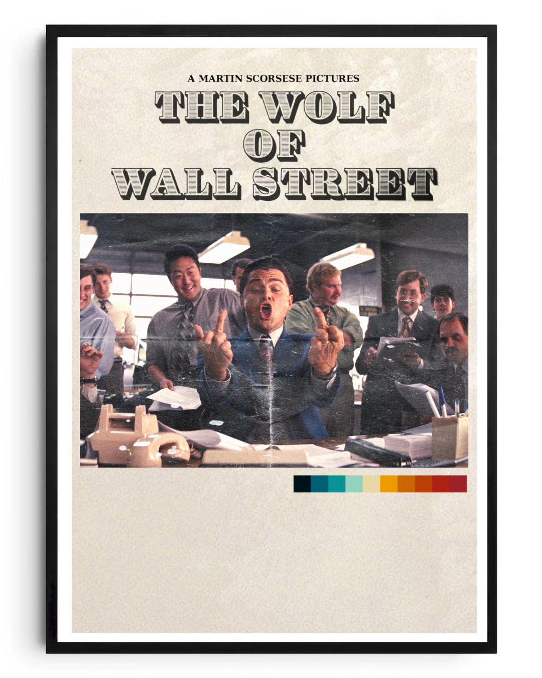Wolf of Wall Street- poster tablo