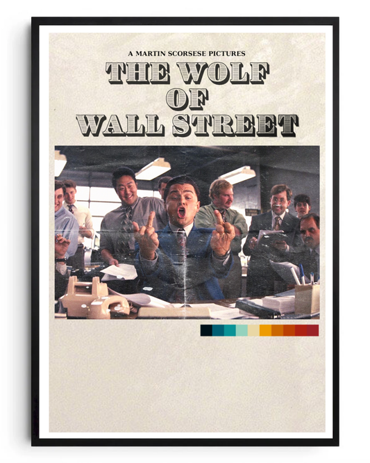 Wolf of Wall Street- poster tablo