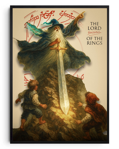 Lord of the Rings- poster tablo
