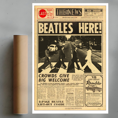 Beatles- poster tablo