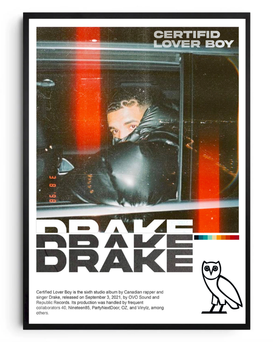 Drake- poster tablo
