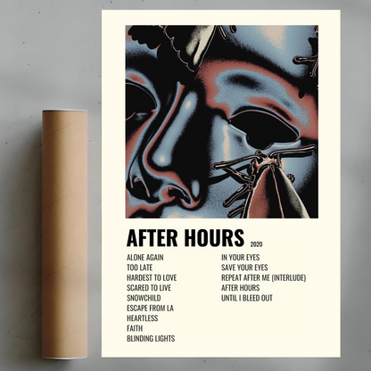 After Hours- poster tablo