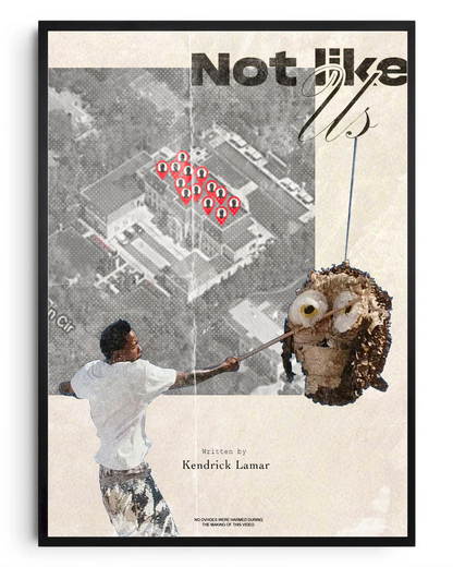 Not Like Us- poster tablo