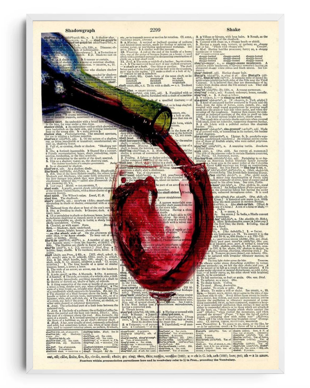 Drink Wine- poster tablo