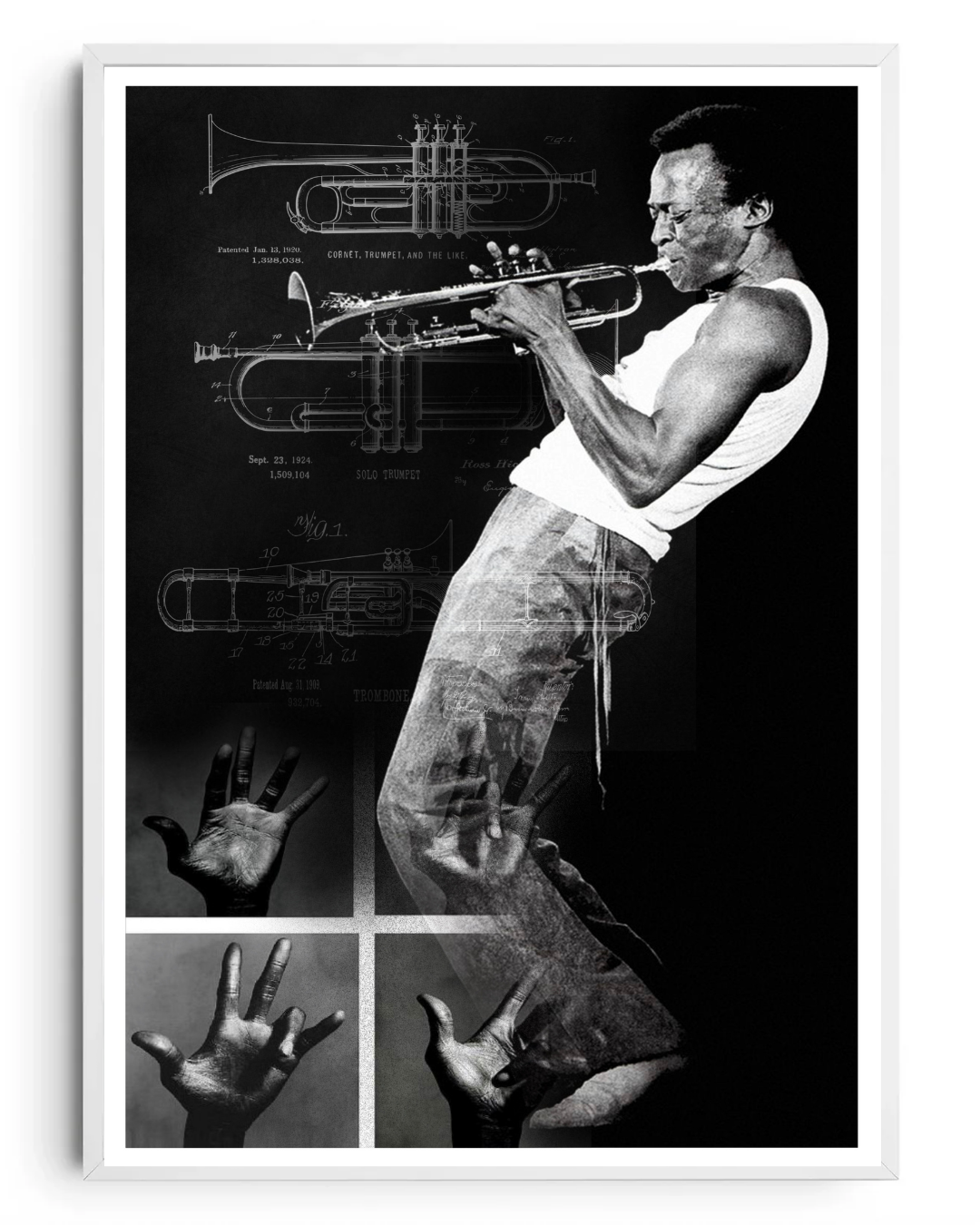 Miles Davis- poster tablo