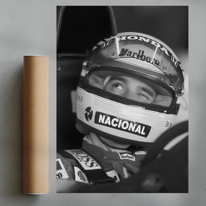 Ayrton Senna- poster tablo