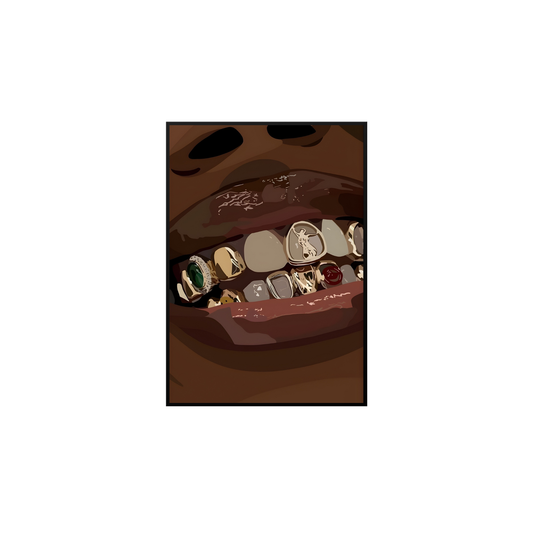 Shining Tooth Poster Tablo