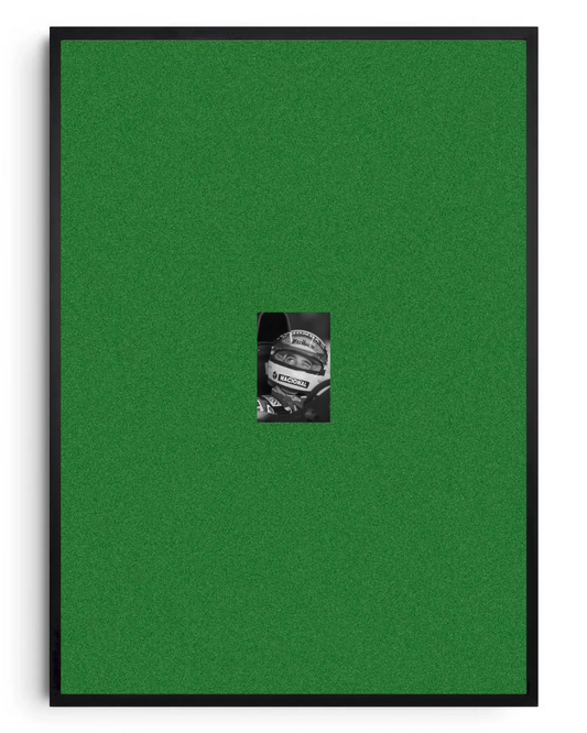Arton Senna- poster tablo