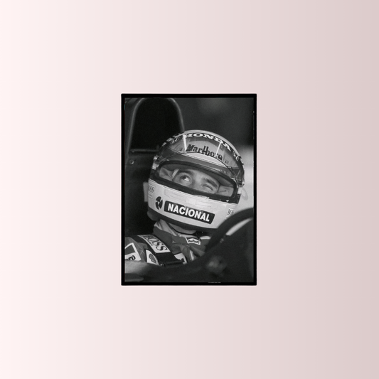 Ayrton Senna Poster Tablo